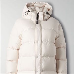 Aritzia Super Puff Mid Matte Pearl 3XS